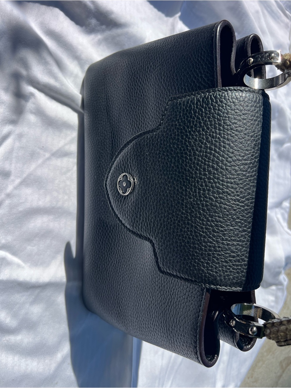 Louis Vuitton Black Capucines Python Top Handle - Picture 7 of 8